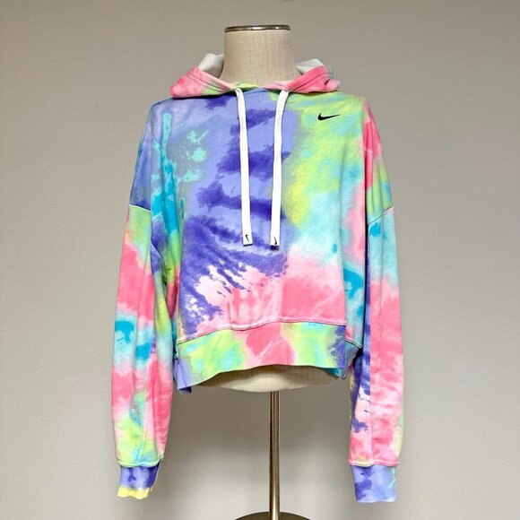 Nike Get Fit French Terry Tie-Dye Training Hoodie - Picture 2 of 9